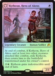 (Promo-Prerelease)Kytheon, Hero of Akros/アクロスの英雄、キテオン